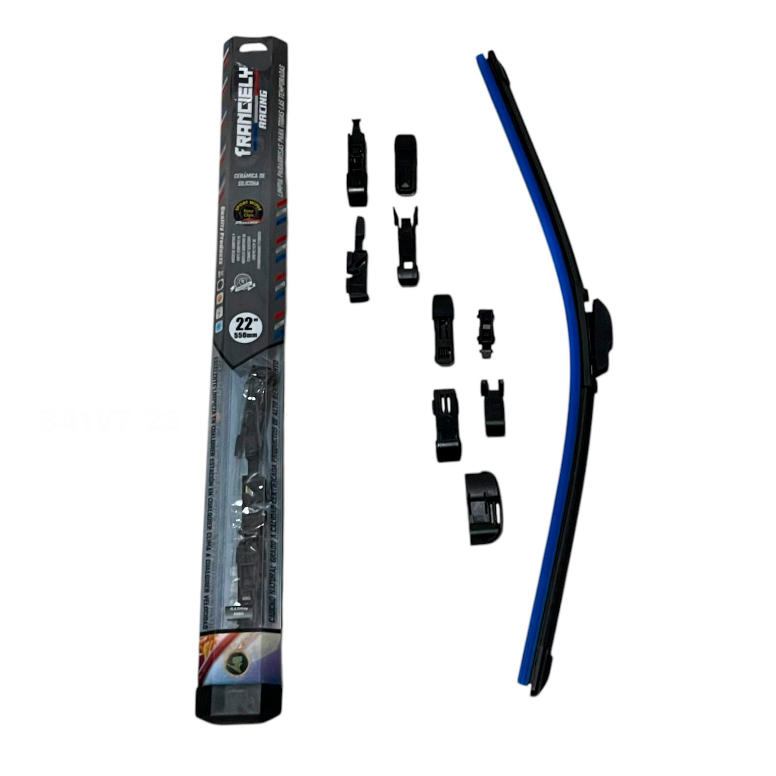 LIMPIA PARABRISA FRANCIELY FLEX 841V7 10 ENCASTRES 22"  (X60)